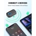 COMSOON Bluetooth AUX Adapter for Car, Wireless Audio Receiver | Noise Reduction Bluetooth Receiver for Music/Hands-Free Calls/Home Stereo/Speaker, 16H Battery Life/Dual Connect (All Black)