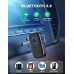 COMSOON Bluetooth AUX Adapter for Car, Wireless Audio Receiver | Noise Reduction Bluetooth Receiver for Music/Hands-Free Calls/Home Stereo/Speaker, 16H Battery Life/Dual Connect (All Black)
