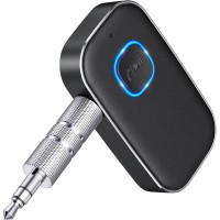 COMSOON Bluetooth AUX Adapter for Car, Wireless Audio Receiver | Noise Reduction Bluetooth Receiver for Music/Hands-Free Calls/Home Stereo/Speaker, 16H Battery Life/Dual Connect (All Black) COMSOON Bluetooth AUX Adapter for Car, Wireless Audio Receiver | Noise Reduction Bluetooth Receiver for Music/Hands-Free Calls/Home Stereo/Speaker, 16H Battery Life/Dual Connect (All Black)