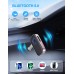 COMSOON Bluetooth AUX Adapter for Car, Wireless Audio Receiver | Noise Reduction Bluetooth Receiver for Music/Hands-Free Calls/Home Stereo/Speaker, 16H Battery Life/Dual Connect (Black+Pink) COMSOON Bluetooth AUX Adapter for Car, Wireless Audio Receiver | Noise Reduction Bluetooth Receiver for Music/Hands-Free Calls/Home Stereo/Speaker, 16H Battery Life/Dual Connect (Black+Pink)