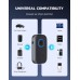 COMSOON Bluetooth Receiver for Car, 3.5mm AUX Bluetooth Car Adapter | Noise Cancelling, Wireless Audio Receiver for Home Stereo/Wired Headphones, Hands-Free Call, 16H Battery Life, Dark Gray