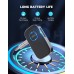 COMSOON Bluetooth Receiver for Car, 3.5mm AUX Bluetooth Car Adapter | Noise Cancelling, Wireless Audio Receiver for Home Stereo/Wired Headphones, Hands-Free Call, 16H Battery Life, Dark Gray